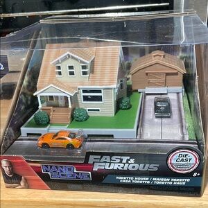 Fast & Furious Nano Scene Die-Cast Set